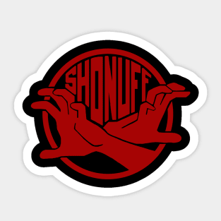 sho nuff logo Sticker